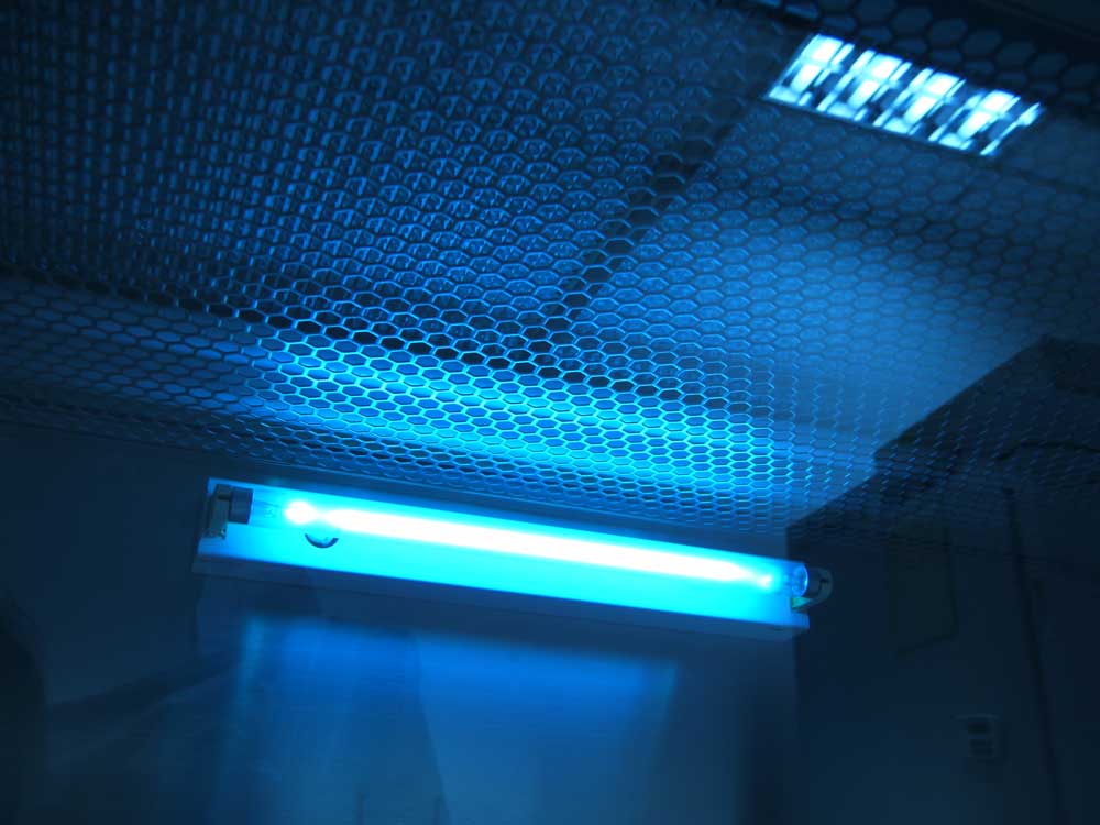 Whole home air purification UV light installation in Elgin IL